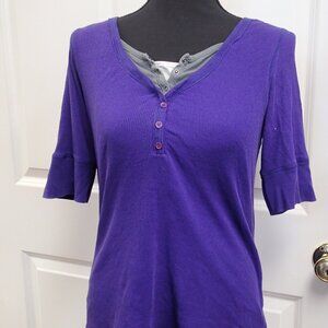 Purple Ladies Top Size Juniors XL